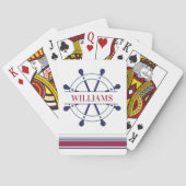 Nautical Personalized Pokerkaarten (Achterkant)