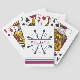 Nautical Personalized Pokerkaarten