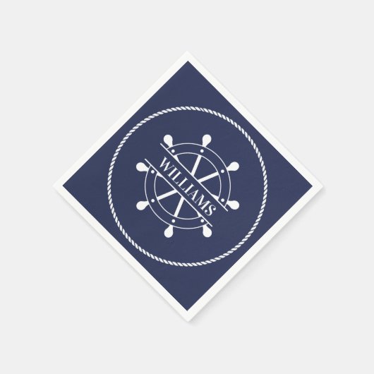 Nautical Personalized Servet (Hoek)
