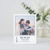 Nautical Photo Border Sla de datum op Save The Date (Staand voorkant)