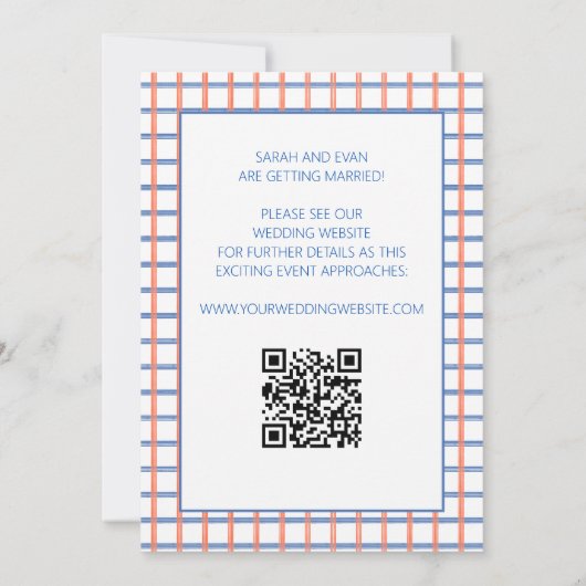 Nautical Photo Lobster Save the Date Uitnodiging (Achterkant)