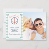 Nautical Photo Save the Date - Anchor (Voorkant)