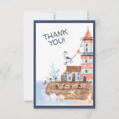 Nautical Photo Thank You Bedankkaart (Voorkant)
