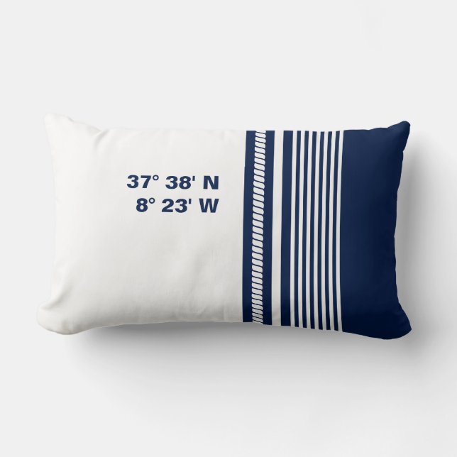 Nautical Pillow, Coordinates, Nautical Stripes, Kussen (Voorkant)