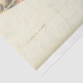 Nautical Pink Fish Ephemera Vintage ontkoppeling Tissuepapier (Detail)