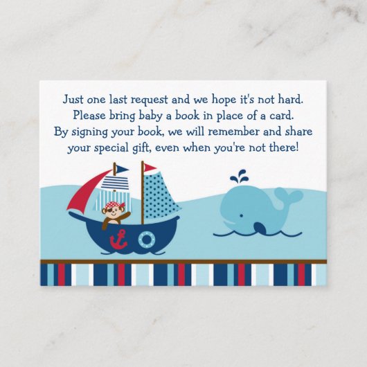 Nautical Pirate Book Request Kaarten (Voorkant)