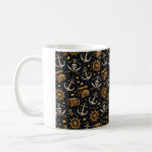 Nautical Pirate Pattern Coffee Mug Koffiemok (Links)