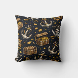 Nautical Pirate Pattern Pillow Kussen