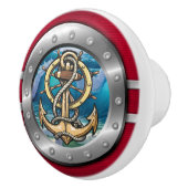 Nautical Porthole Ceramic Pull Keramische Knop (Rechts)