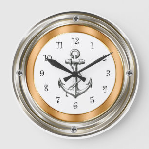 Nautical Porthole Design Wall Clocks Grote Klok