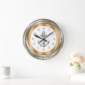 Nautical Porthole Design Wall Clocks Grote Klok (Huis)
