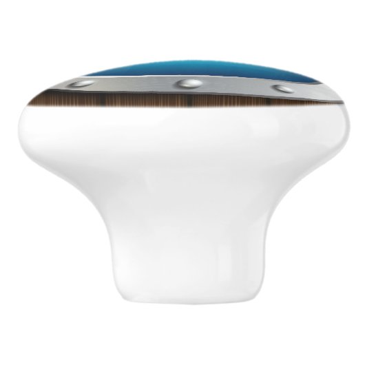 Nautical Porthole Drawer Knobs Keramische Knop (Zijkant)