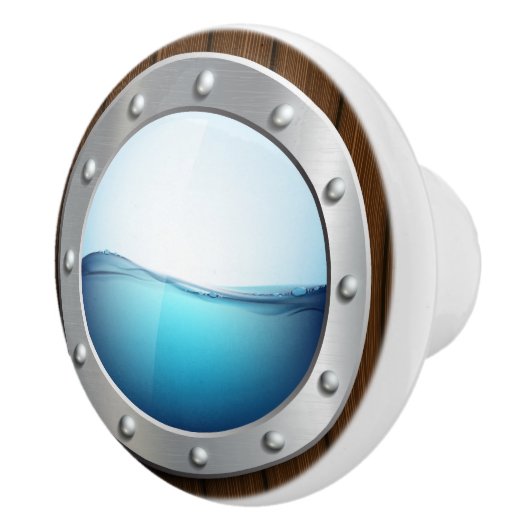 Nautical Porthole Drawer Knobs Keramische Knop (Rechts)