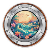 Nautical Porthole Drawer Knobs Keramische Knop (Voorkant)