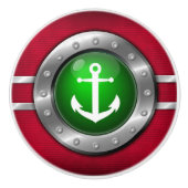 Nautical Porthole Drawer Knobs Keramische Knop (Voorkant)