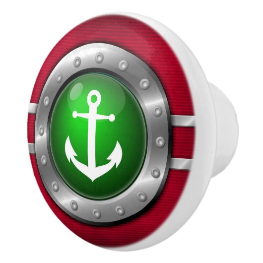 Nautical Porthole Drawer Knobs Keramische Knop (Rechts)
