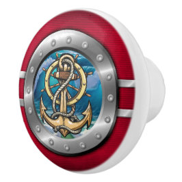 Nautical Porthole Drawer Knobs Keramische Knop