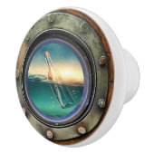 Nautical Porthole Drawer Knobs Keramische Knop (Rechts)