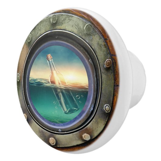 Nautical Porthole Drawer Knobs Keramische Knop (Rechts)
