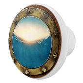 Nautical Porthole Drawer Knobs Keramische Knop (Rechts)