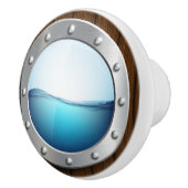 Nautical Porthole Drawer Knobs Keramische Knop (Rechts)