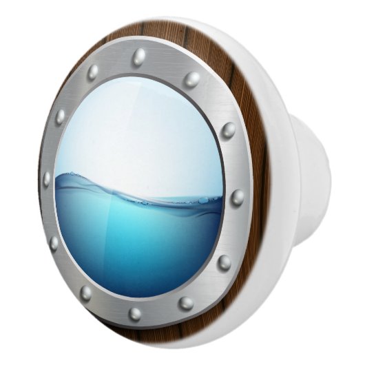 Nautical Porthole Drawer Knobs Keramische Knop (Rechts)
