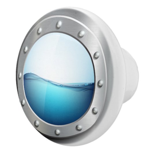 Nautical Porthole Drawer Knobs Keramische Knop (Rechts)