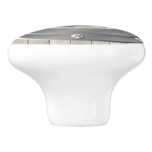 Nautical Porthole Drawer Knobs Keramische Knop (Zijkant)