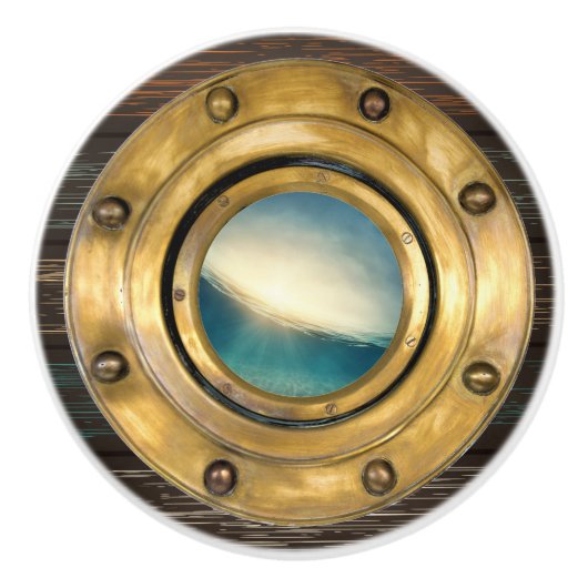 Nautical Porthole Drawer Knobs Keramische Knop (Voorkant)