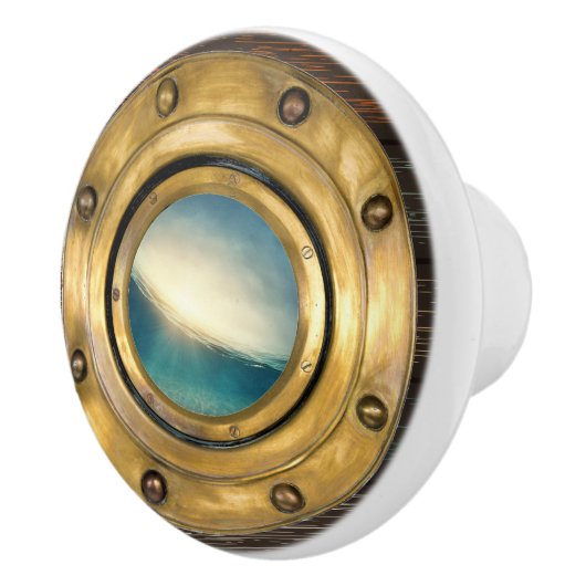 Nautical Porthole Drawer Knobs Keramische Knop (Rechts)