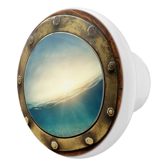 Nautical Porthole Drawer Knobs Keramische Knop (Rechts)