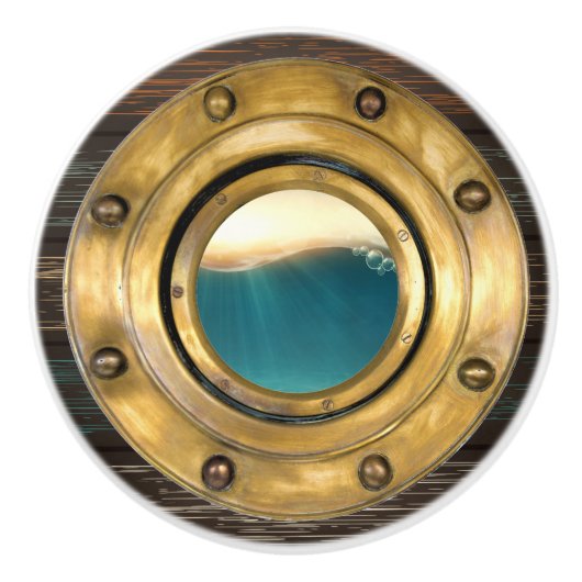 Nautical Porthole Drawer Knobs Keramische Knop (Voorkant)