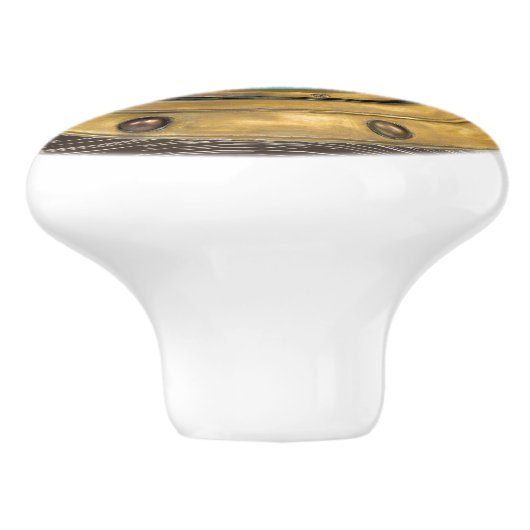 Nautical Porthole Drawer Knobs Keramische Knop (Zijkant)