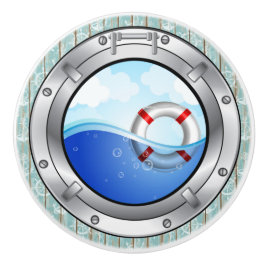 Nautical Porthole Drawer Knobs Keramische Knop