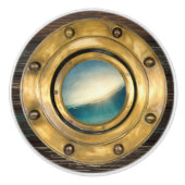 Nautical Porthole Drawer Knobs Keramische Knop (Voorkant)