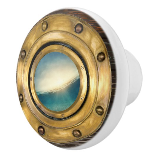Nautical Porthole Drawer Knobs Keramische Knop (Rechts)