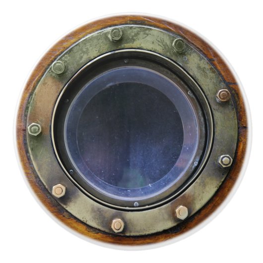 Nautical Porthole Drawer Knobs Keramische Knop (Voorkant)