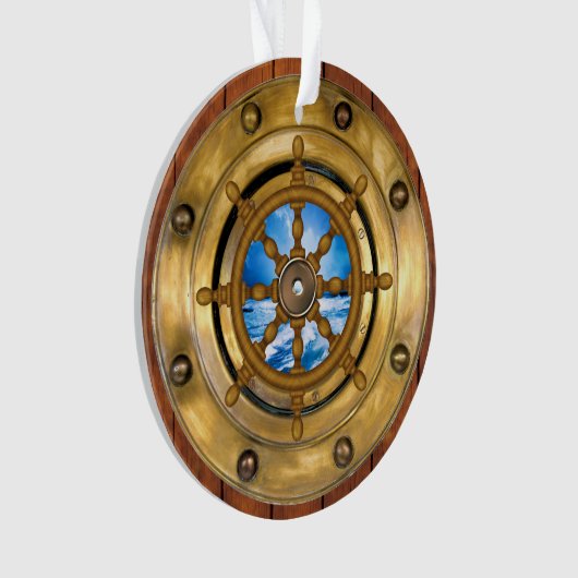Nautical Porthole Ornament (voorkant)