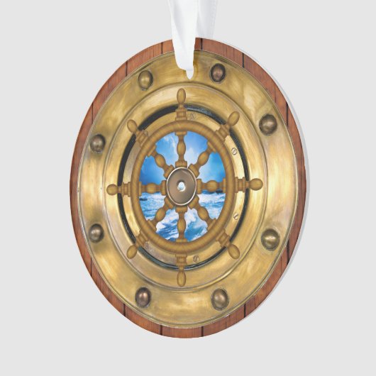 Nautical Porthole Ornament (voorkant)