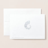 Nautical Preppy ⎥ Foto Dank u Folie Kaart (Met envelop)