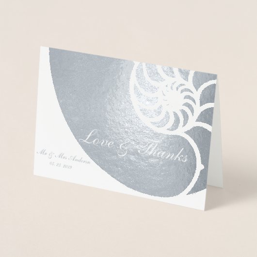 Nautical Preppy⎥ Foto Dankjewel Foliekaart Folie Kaarten (Voorkant)