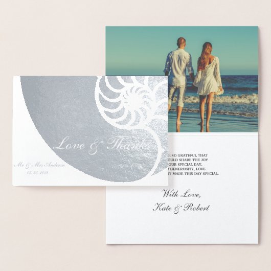 Nautical Preppy⎥ Foto Dankjewel Foliekaart Folie Kaarten (Display)