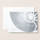 Nautical Preppy⎥ Foto Dankjewel Foliekaart Folie Kaarten (Voorkant met envelop)