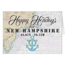 Nautical Prettige feestdagen uit New Hampshire
