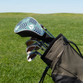 Nautical Quilt Driver Hoesje Golfheadcover (Insitu)