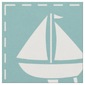 Nautical Quilt Fabric Stof (Close Up)