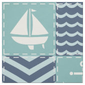 Nautical Quilt Fabric Stof (Swatch)