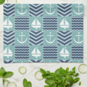 Nautical Quilt Kitchen Towel Theedoek (Gevouwen)