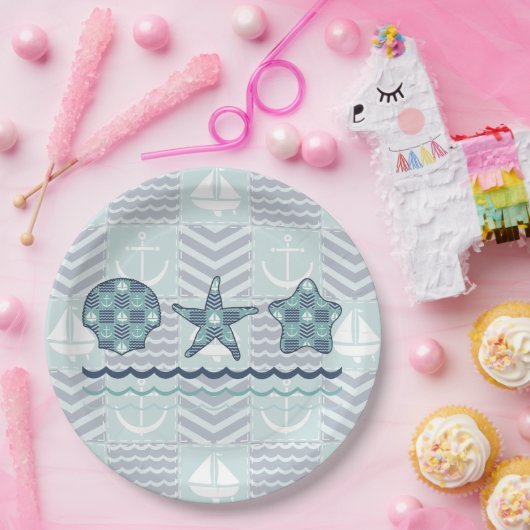 Nautical Quilt Paper Bord (Feest)