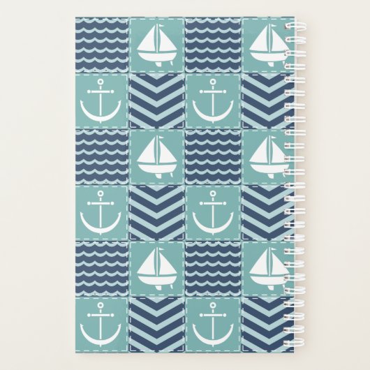 Nautical Quilt Planner (Achterkant)